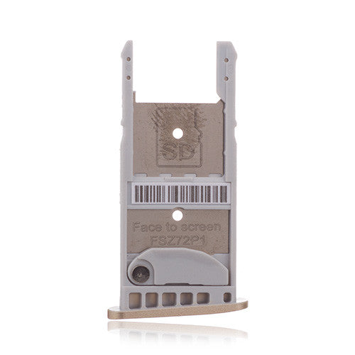 OEM Dual SIM Card Tray for Motorola Moto G5 Plus Fine Gold