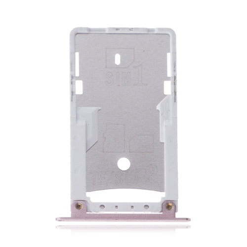 OEM SIM + SD Card Tray for Xiaomi Redmi 4X Pink