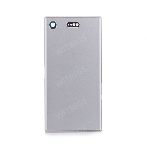 OEM Back Cover with Frame for Sony Xperia XZ1 Compact White Silver