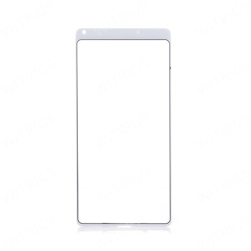 OEM Front Glass for Xiaomi Mi Mix 2 White