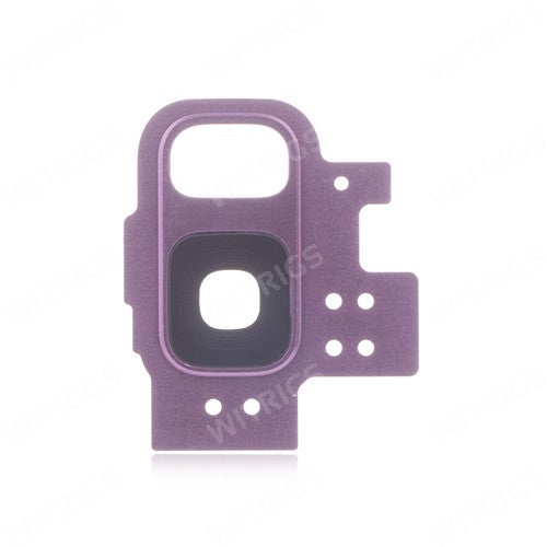 OEM Camera Lens + Camera Lens Ring for Samsung Galaxy S9 Lilac Purple