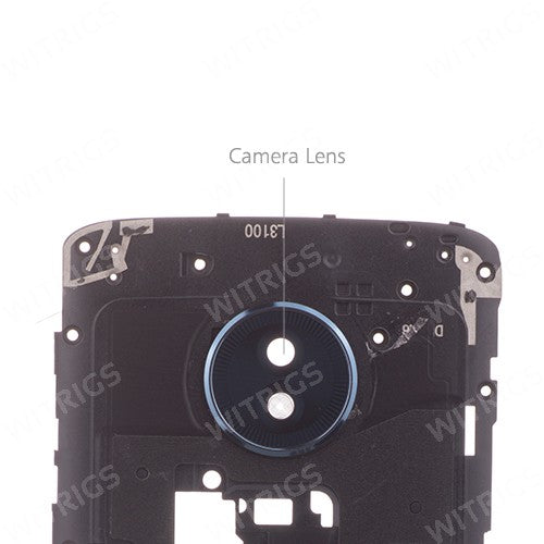 OEM Back Frame + Camera Lens for Motorola Moto G6 Play Deep Indigo