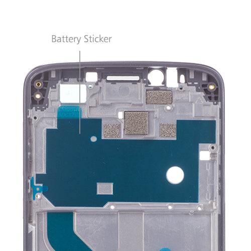 OEM Middle Frame for Motorola Moto E5 Plus Lunar Grey