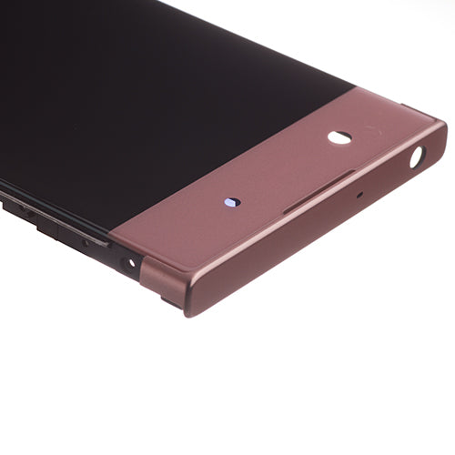 Custom Screen Replacement with Frame for Sony Xperia XA1 Pink