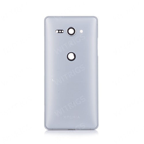 OEM Back Cover for Sony Xperia XZ2 Compact White Silver