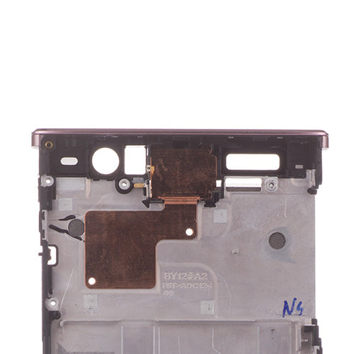 OEM LCD Supporting Frame for Sony Xperia XA2 Pink