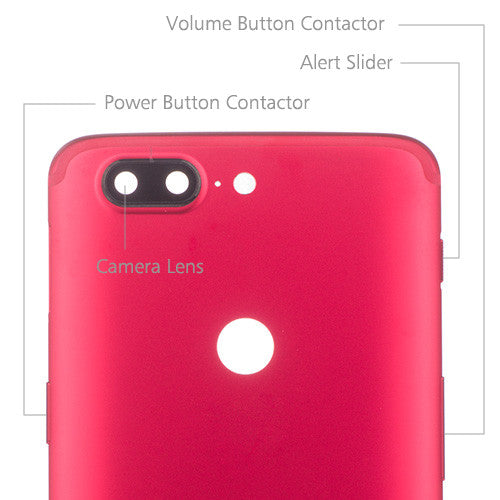 OEM Back Cover for OnePlus 5T Lava Red