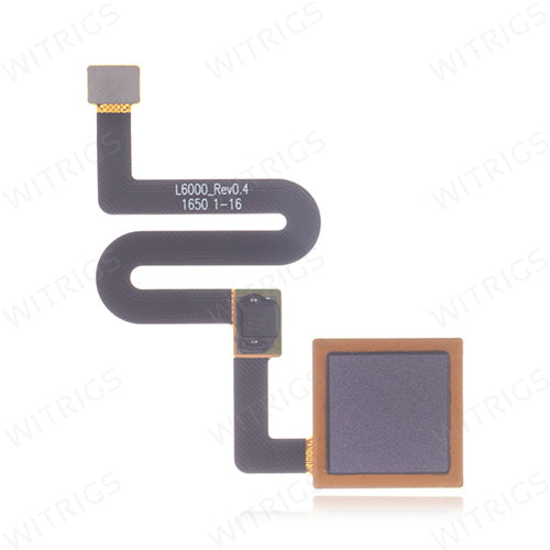 OEM Fingerprint Scanner Flex for Motorola Moto M Gray