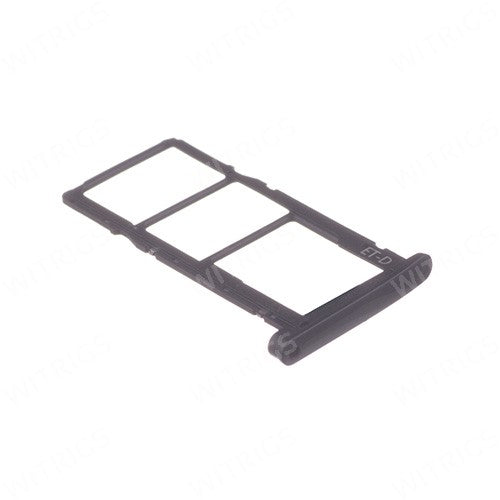 OEM Dual SIM + SD Card Tray for Motorola Moto G6 Play Flash Gray