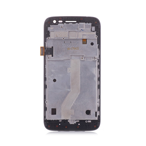 Custom Screen Replacement with Frame for Motorola Moto G4 Play Black