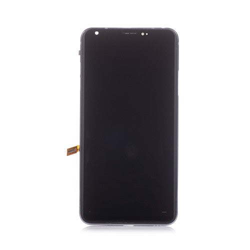 OEM P-OLED Screen Replacement with Frame for LG V30 Cloud Silver