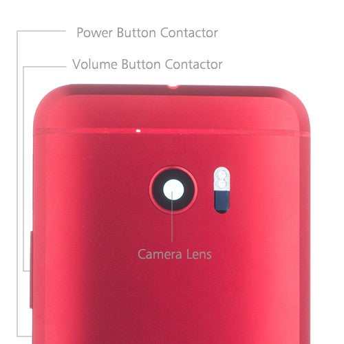 OEM Back Cover for HTC 10 Camellia Red