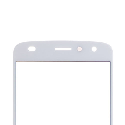Custom Front Glass for Motorola Moto Z2 Play White