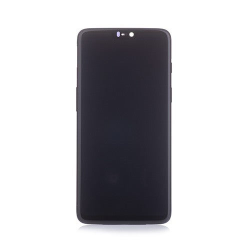 OEM Screen Replacement with Frame for OnePlus 6 Midnight Black