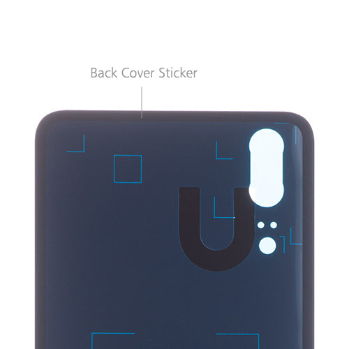 Custom Battery Cover for Huawei P20 Black