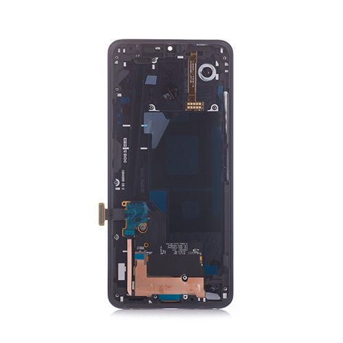 OEM Screen Replacement with Frame for LG G7 ThinQ Aurora Black