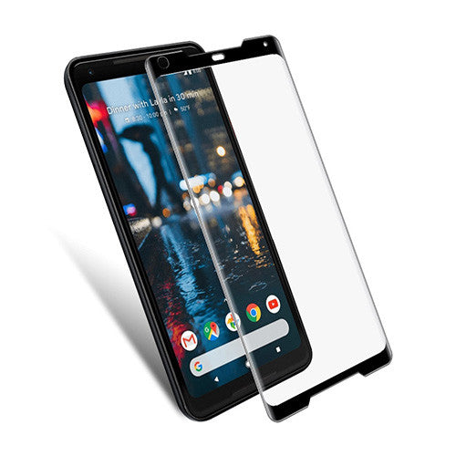 Full-Screen Tempered Glass Screen Protector for Google Pixel 2 XL Black