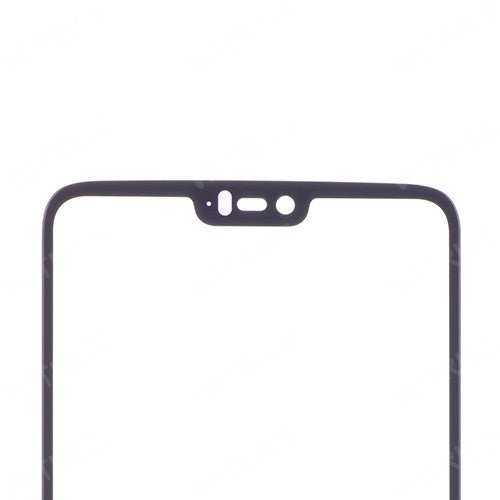 Custom Front Glass for OnePlus 6 Midnight Black