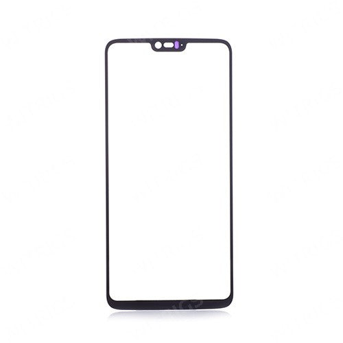 Custom Front Glass for OnePlus 6 Midnight Black
