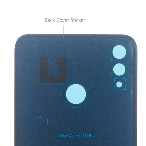 Custom Battery Cover for Huawei Nova 3i Red