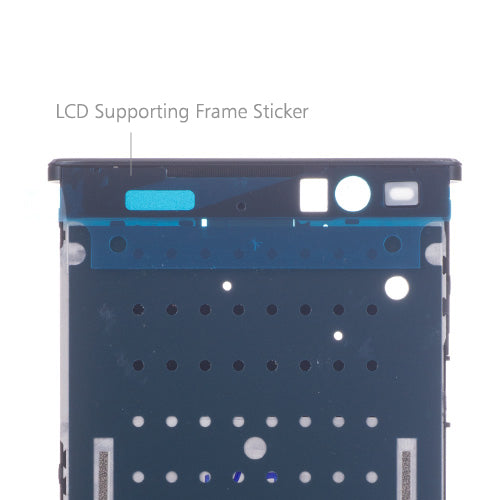 OEM LCD Supporting Frame for Sony Xperia XA2 Plus Black