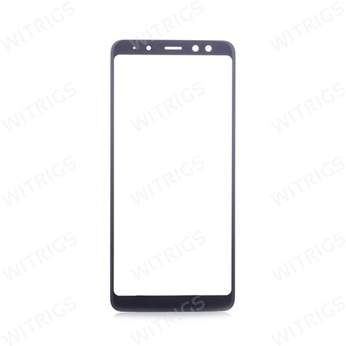 OEM Front Glass for Samsung Galaxy A8 (2018) Black