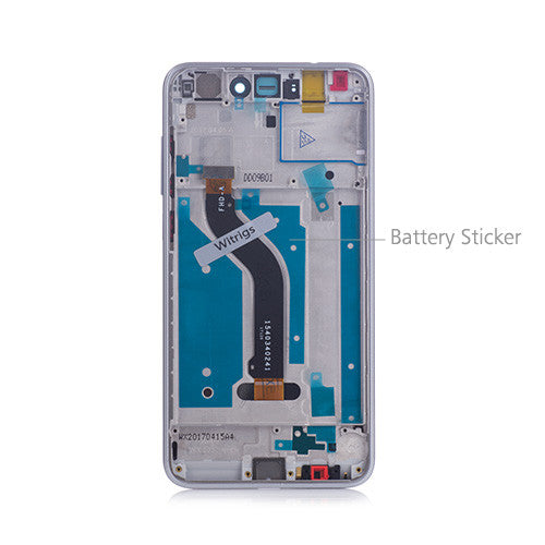 Custom Screen Replacement with Frame for Huawei Honor 8 Lite White