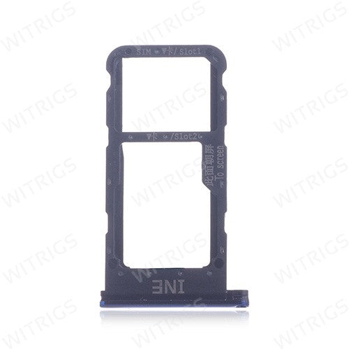 OEM SIM + SD Card Tray for Huawei Nova 3i Blue