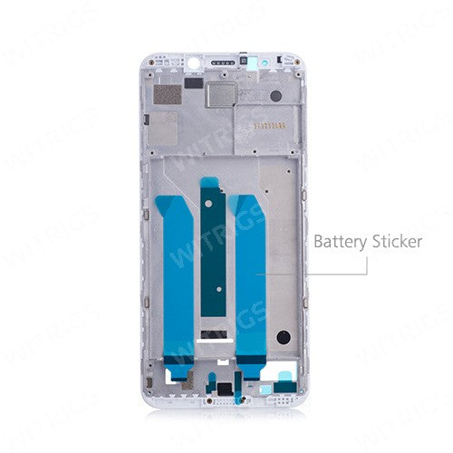 OEM LCD Supporting Frame for Xiaomi Redmi 5 Plus White
