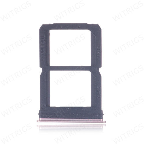OEM SIM + SD Card Tray for OnePlus 6 Rose Pink