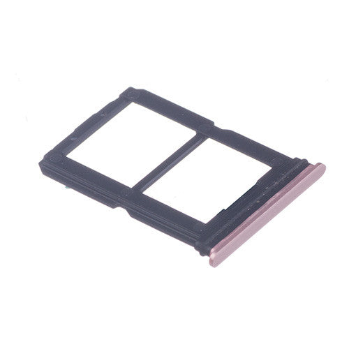OEM SIM + SD Card Tray for OnePlus 6 Rose Pink