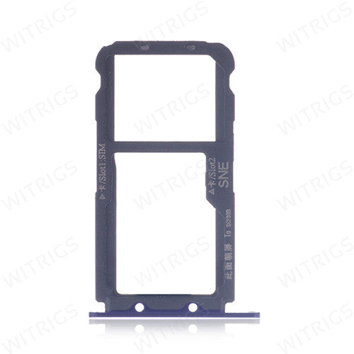 OEM SIM + SD Card Tray for Huawei Mate 20 Lite Sapphire Blue