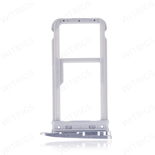 Custom SIM + SD Card Tray for Motorola Moto X4 Silver