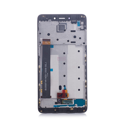 OEM Screen Replacement with Frame for Xiaomi Redmi Note 4X Matte Black