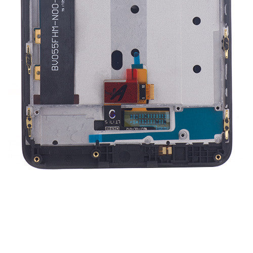 OEM Screen Replacement with Frame for Xiaomi Redmi Note 4X Matte Black