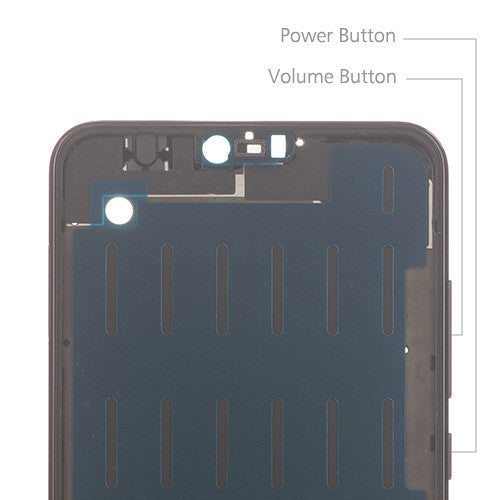 OEM Middle Frame for Xiaomi Mi 8 Lite Deepspace Gray
