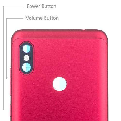 OEM Back Cover for Xiaomi Redmi Note 6 Pro Red