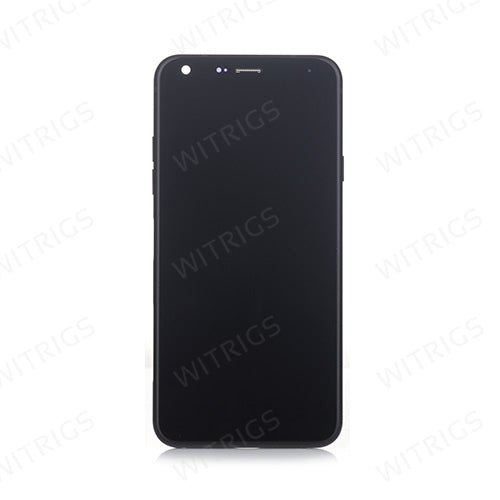 OEM Screen Replacement with Frame for LG Q7 Q610 Black