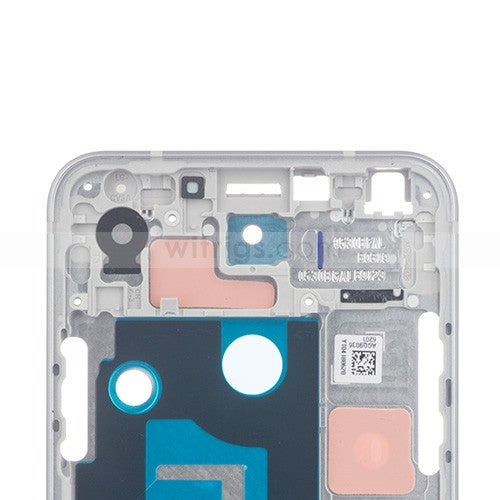 OEM Middle Frame for LG Q7 Q610 Silver