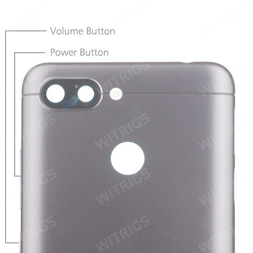 OEM Back Cover for Xiaomi Redmi 6 Dual-SIM Gray
