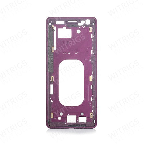 OEM Middle Frame for Sony Xperia XZ3 Bordeaux Red