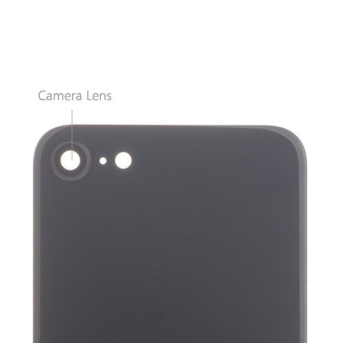 Custom Battery Cover + Camera Lens for iPhone 8 Space Gray