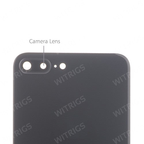 Custom Battery Cover + Camera Lens for iPhone 8 Plus Space Gray