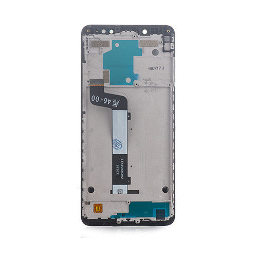 Custom Screen Replacement with Frame for Xiaomi Redmi Note 5 Pro Black