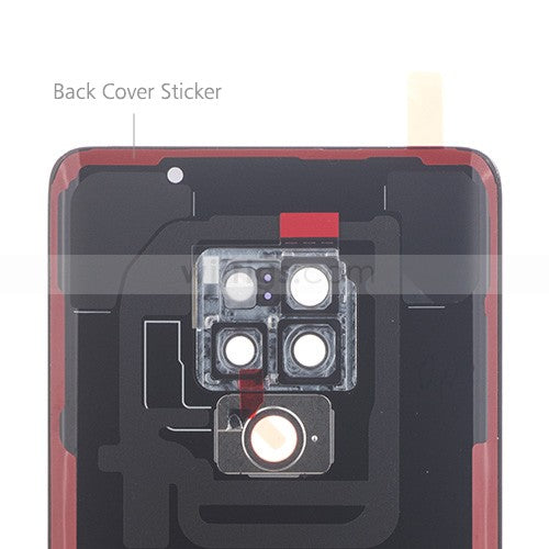 OEM Battery Cover + Camera Lens for Huawei Mate 20 Black