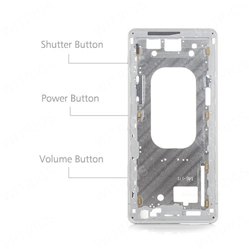 OEM Middle Frame for Sony Xperia XZ3 Silver White