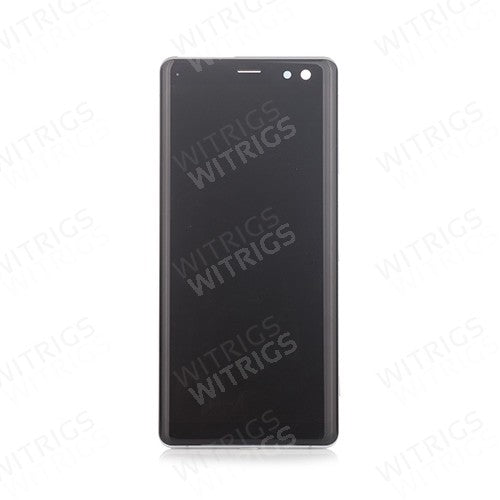 OEM Screen Replacement with Frame for Sony Xperia XZ3 Silver White