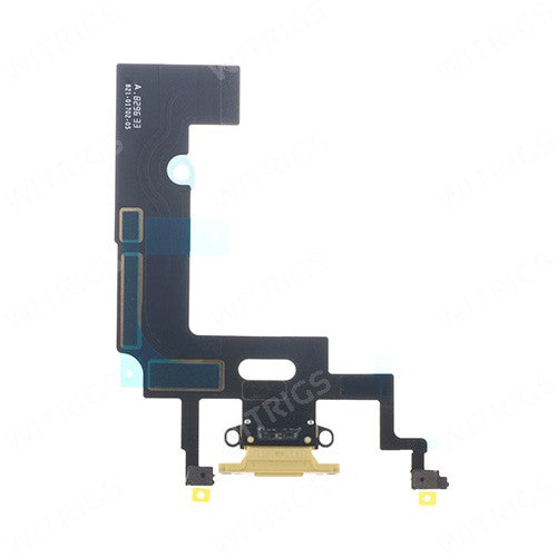 OEM Charging Port Flex for iPhone XR Yellow