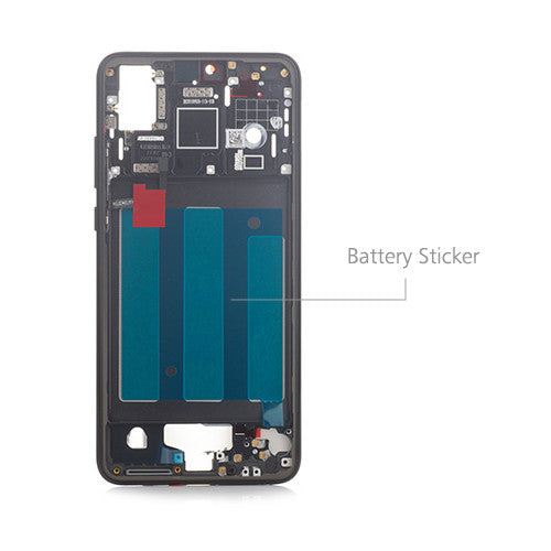 OEM Middle Frame for Huawei P20 Black