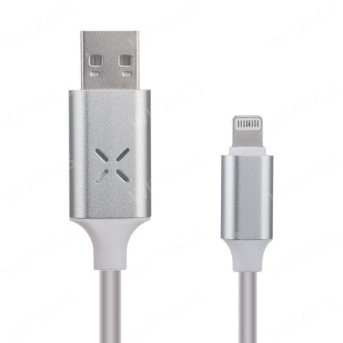 New USB Sync Charge Cable with Sound Light Sensor for iPhone/iPad Bl